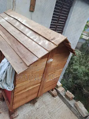 Two-Story Duck/Chicken Coop Made of Original Mahogany Wood