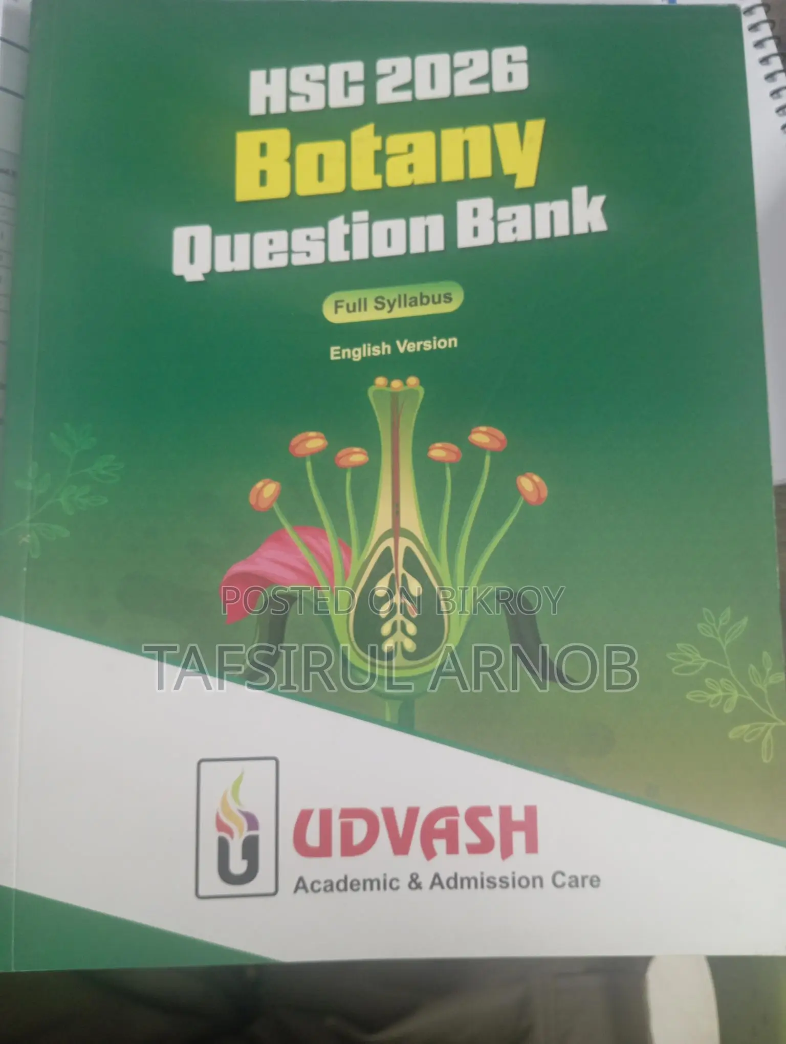 Botany And Zoology Udvash Question Bank