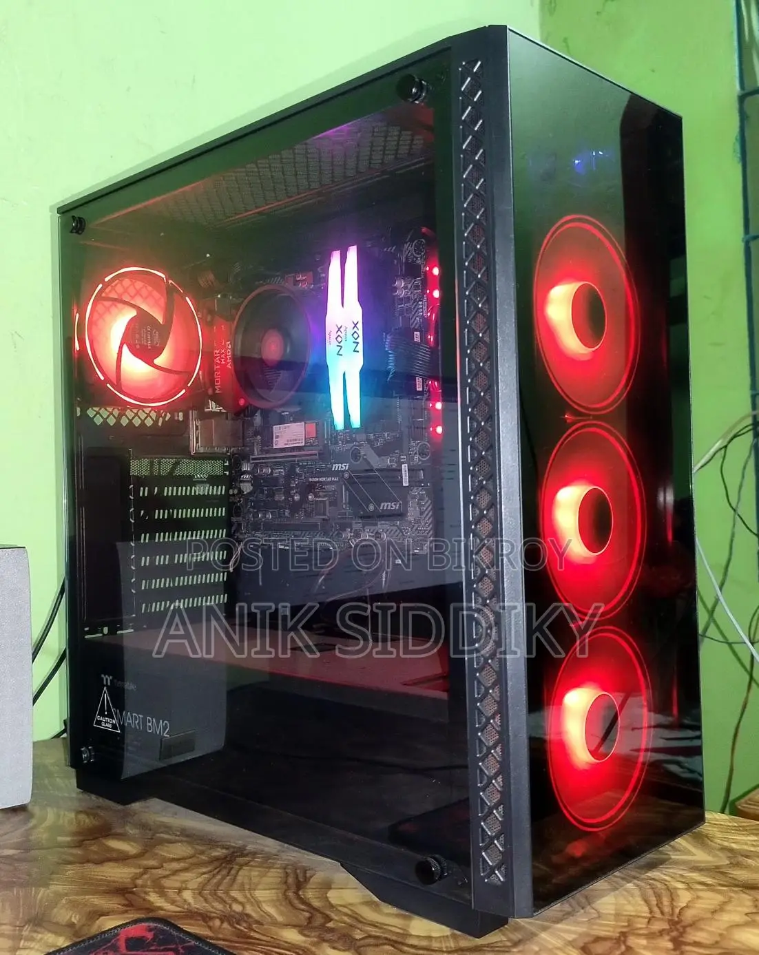 Computer Ryzen 5 5600g, MSI B450 Mortar, 16gb & LG22MK600 21" Monitor