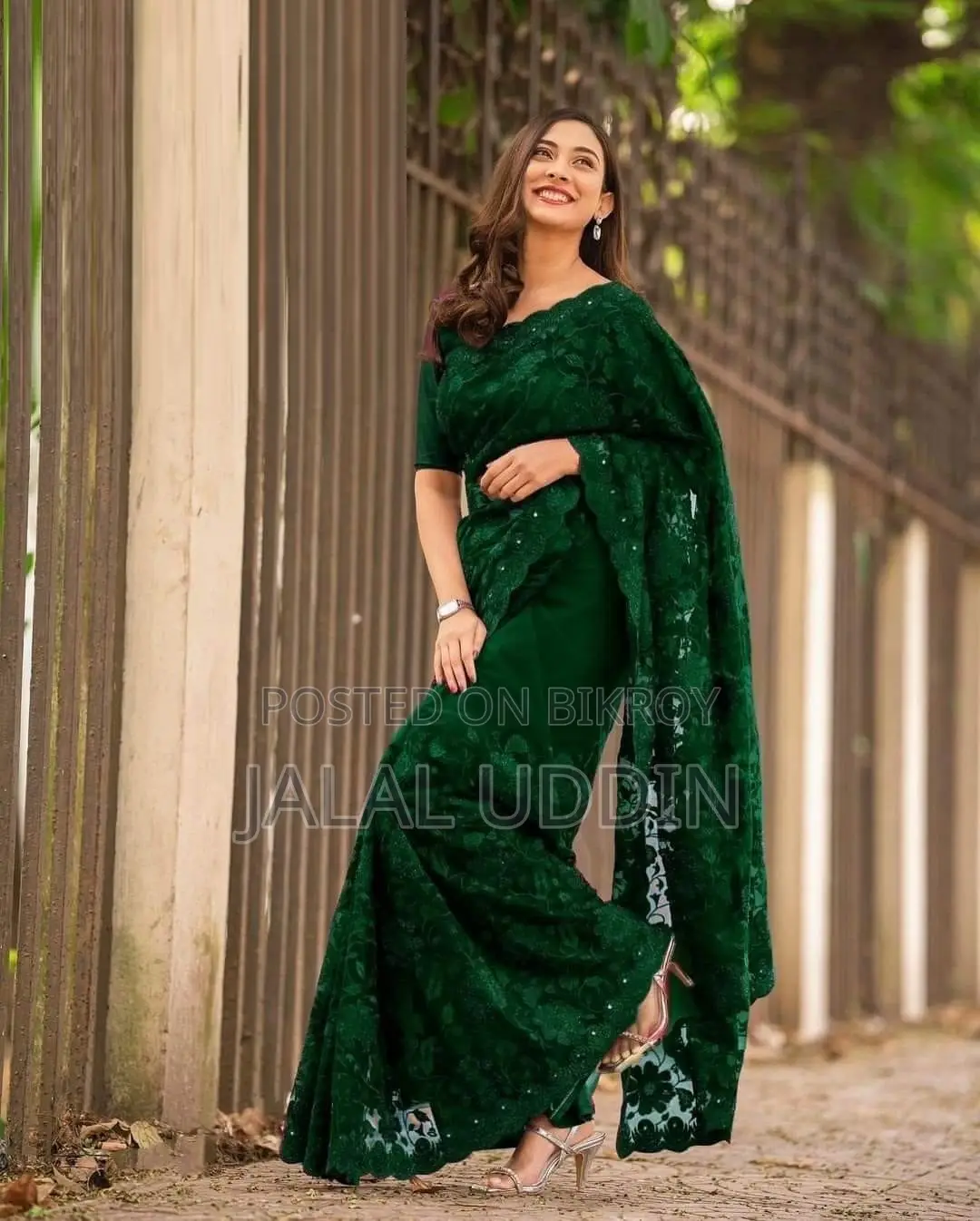 Indian Georgette Saree with Blouse Piece