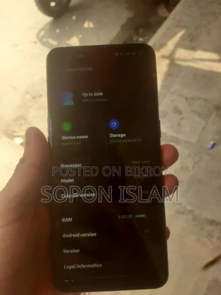Oppo F17 Pro 128 GB Blue