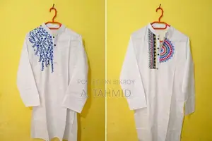 Hand-Painted Panjabi