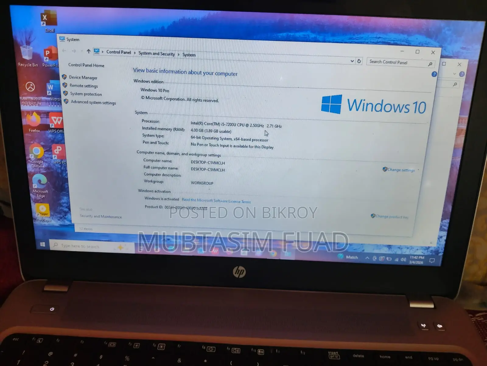Hp Probook 450 G4 for sale