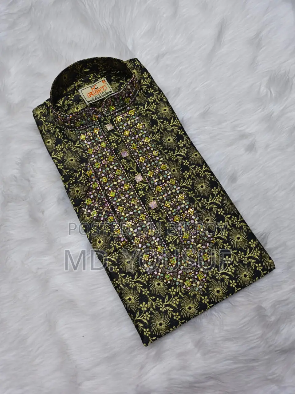 Indian Katan Embroidery Panjabi
