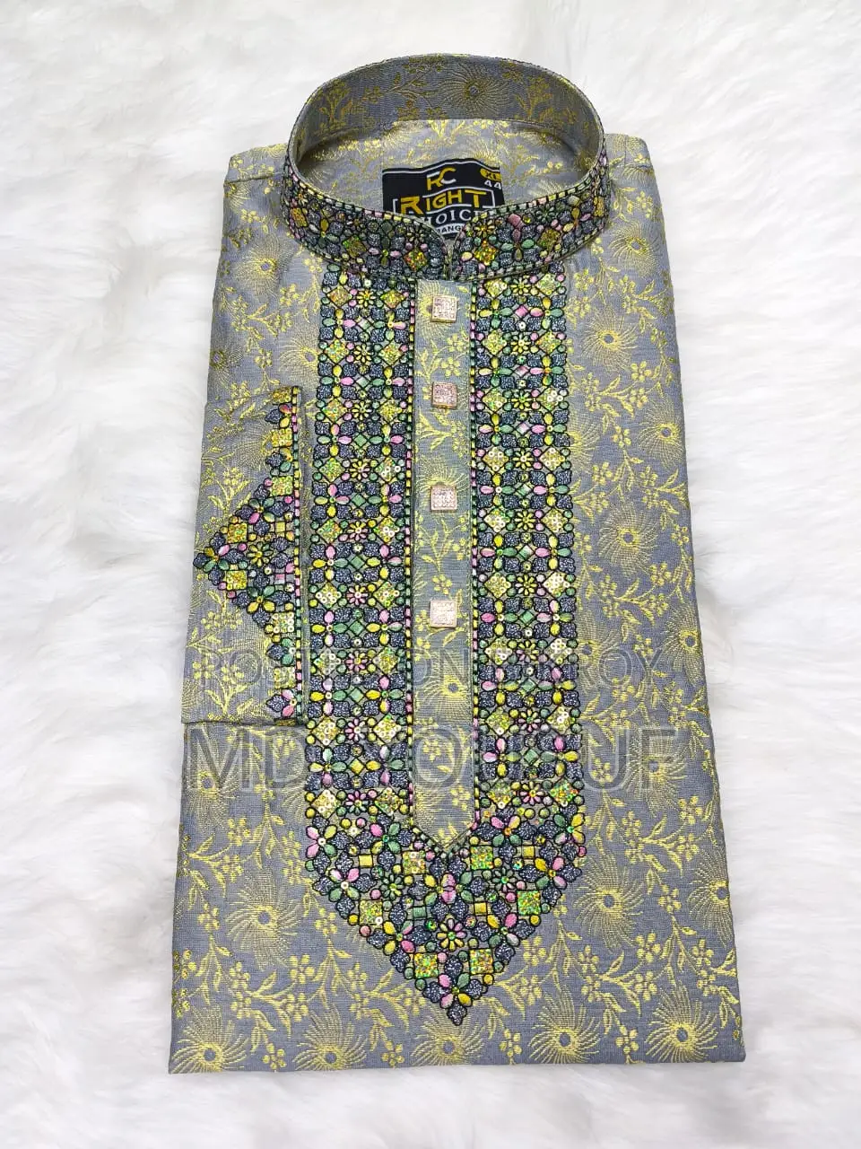 Indian Katan Embroidery Panjabi