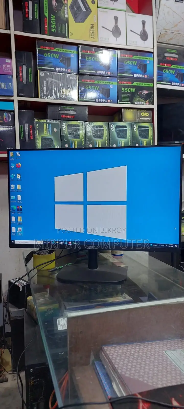 DESKTOP PC CORE I5 6GEN+LED 27. Fresh Condition. RAM 8GB. SSD 128GB
