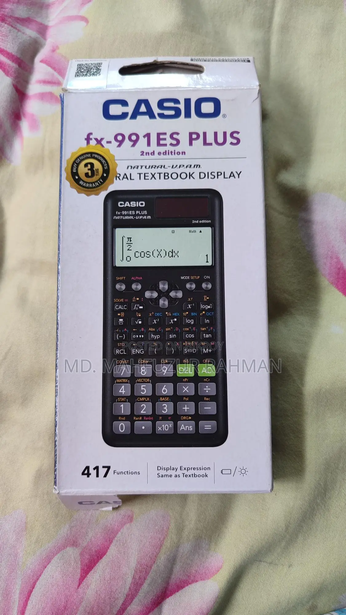 Casio 991-es plus 2nd edition original calculater