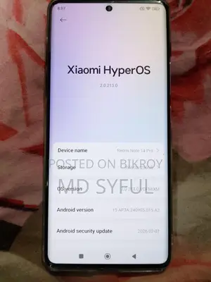 Xiaomi Redmi Note 14 pro (Used)