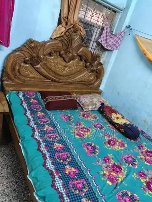 Original Chittagong Teak Wood Bed for Sale