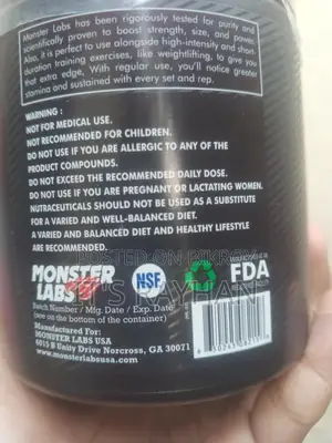 Monster Labs Creatine Monohydrate 300g (original)