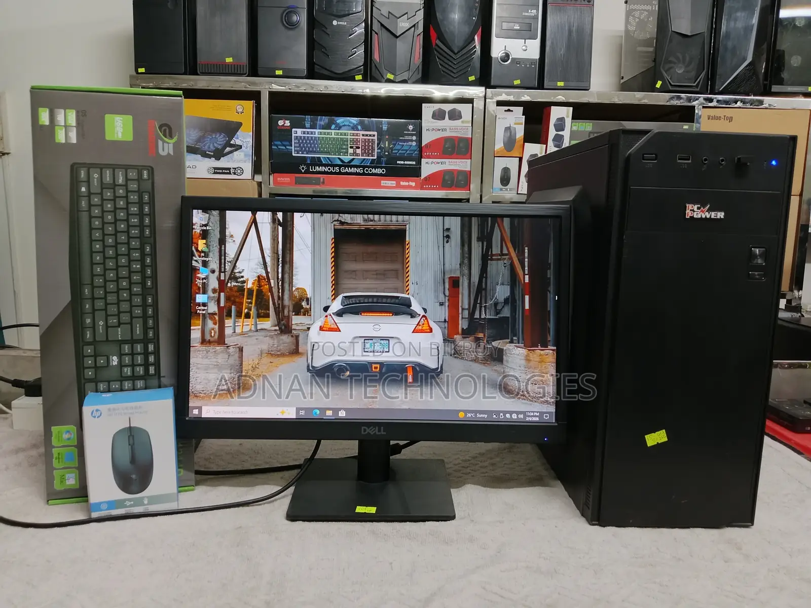 Intel Core i5 (6th Gen) Desktop PC Full Setup | Dell 19″ LED Monitor