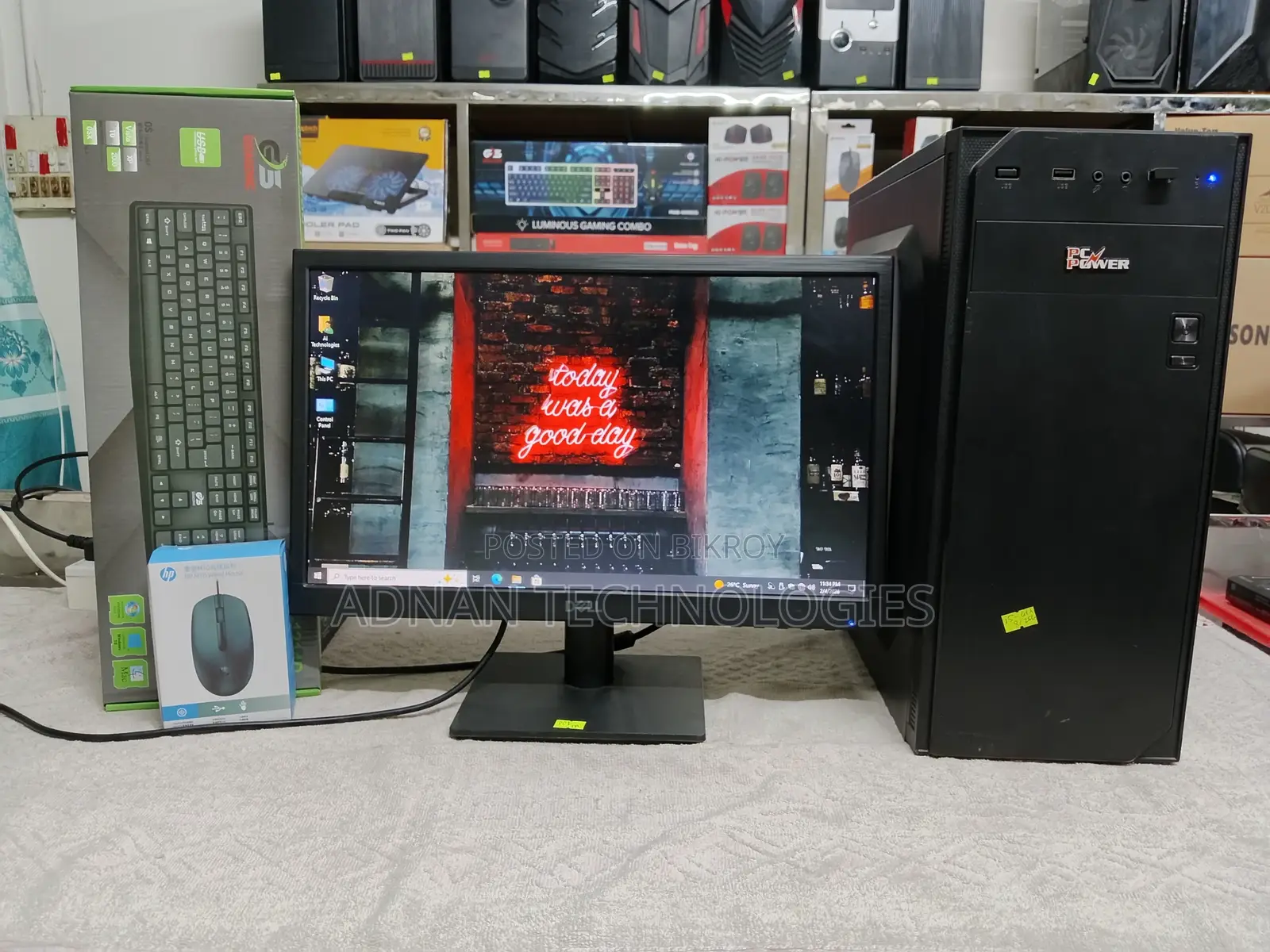 Intel Core i5 (6th Gen) Desktop PC Full Setup | Dell 19″ LED Monitor