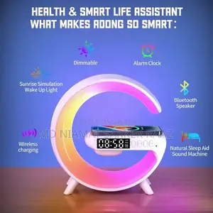G63 New Wireless Light-up Speaker (G-Shape LED)