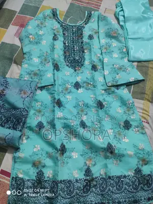 New Organza Floral Printed Salwar-Kameez