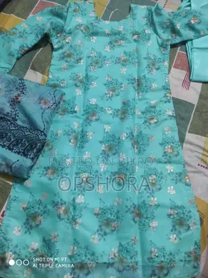 New Organza Floral Printed Salwar-Kameez
