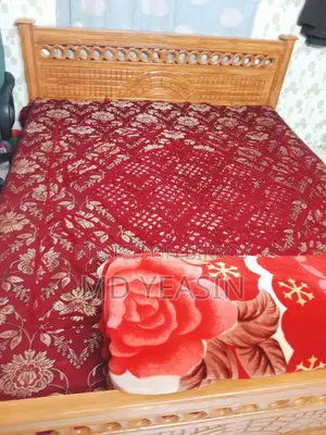 Teak Wood Bed Full Box 6/7