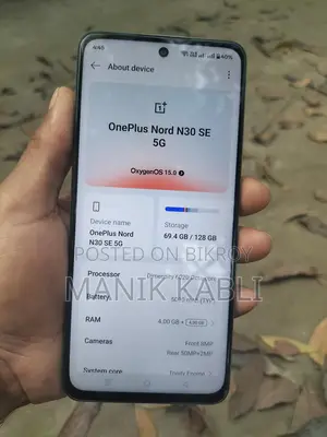 OnePlus Nord N30 SE 4+4 128 GB (Used)