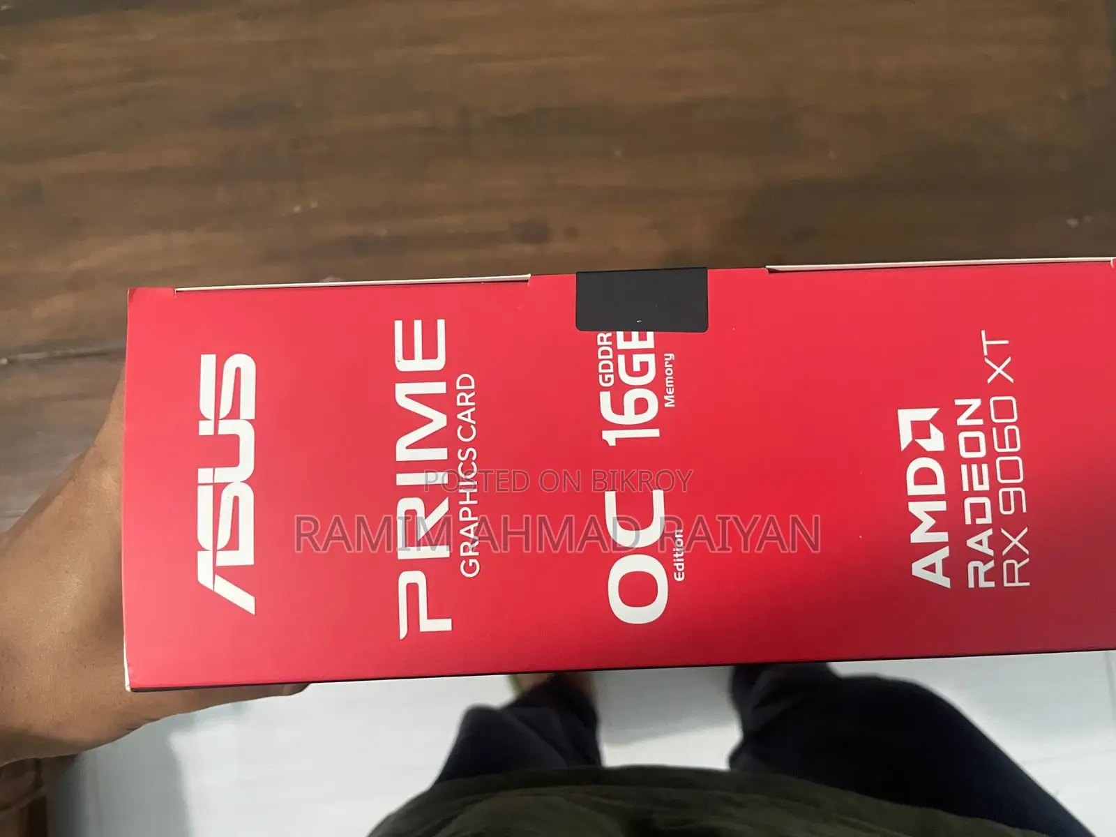 ASUS PRIME Radeon RX 9060XT O16G OC 16GB GDDR6 Graphics Card