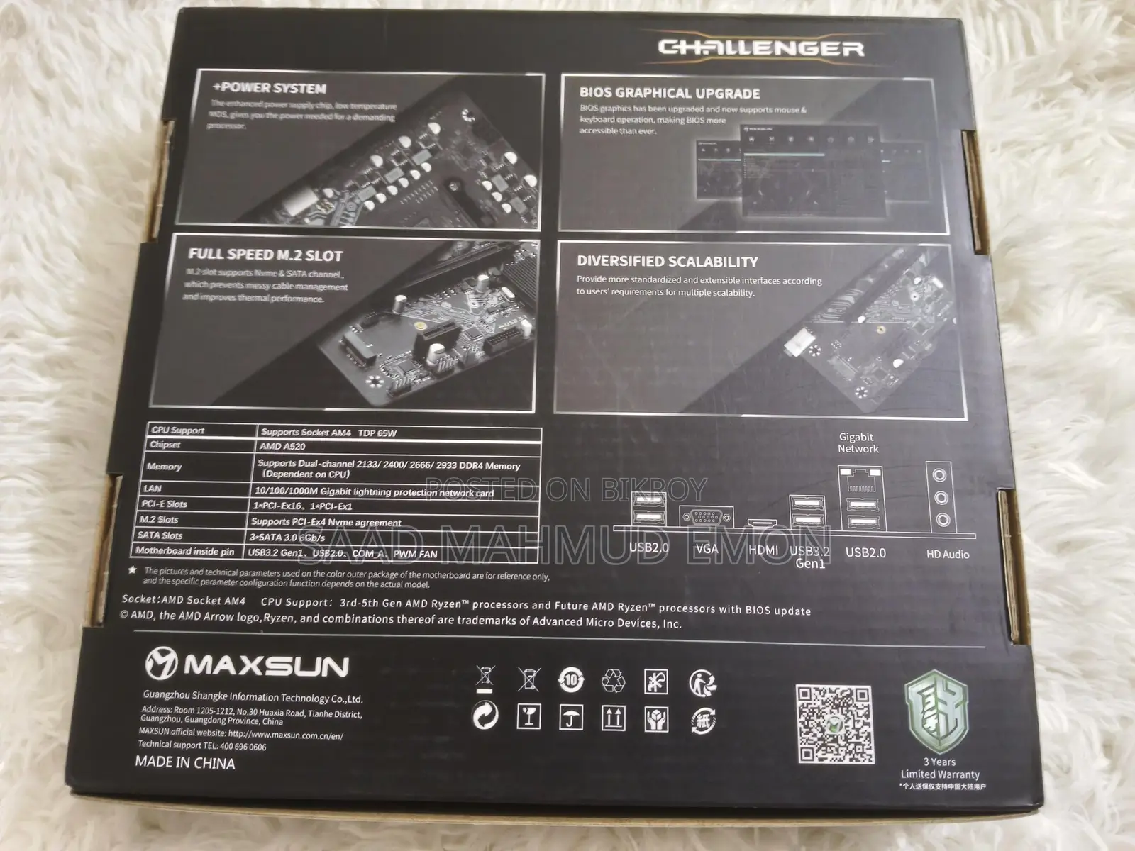 Maxsun A 520 Motherboard