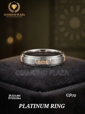 Diamond platinum Ring