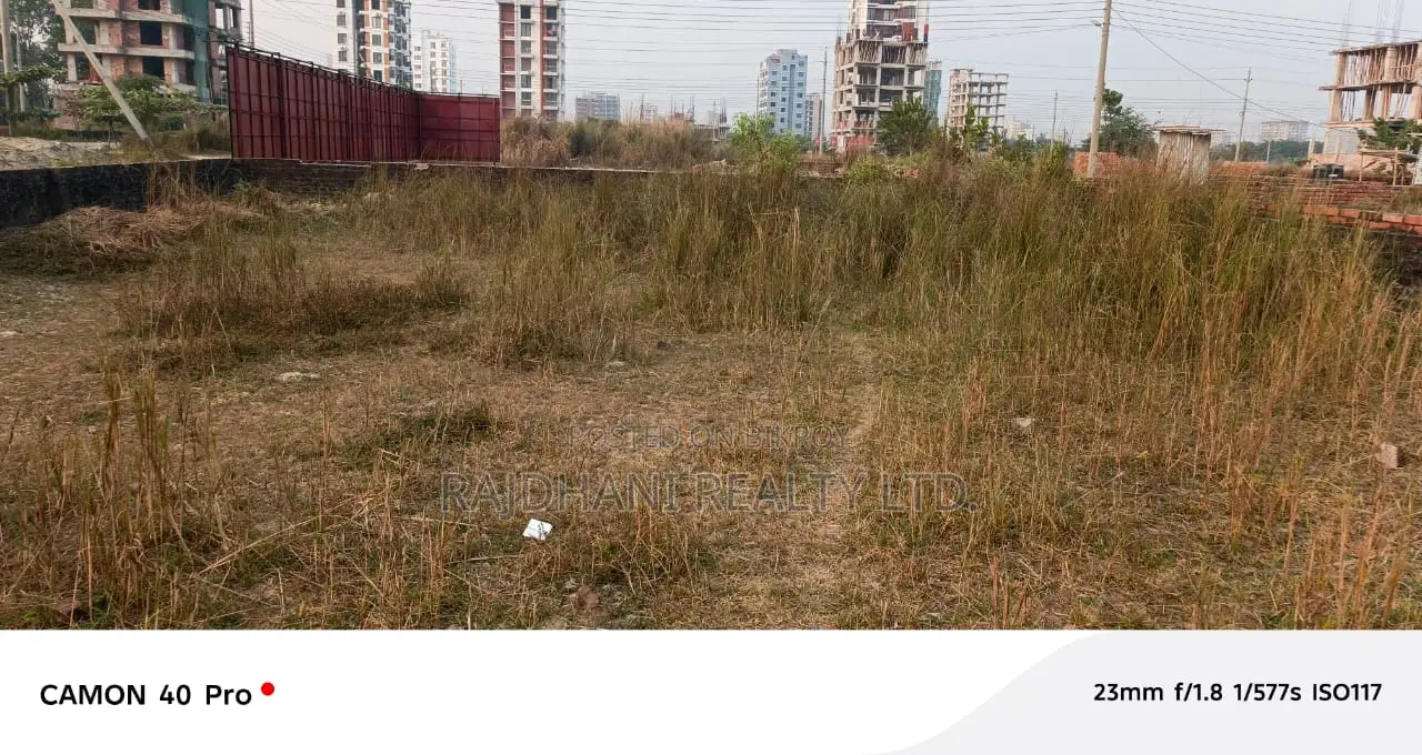 5 Katha Plot For Sale in P Block, Bashundhara Residential Area