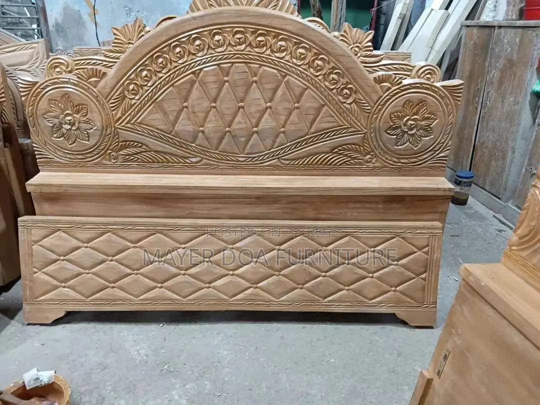 Akashmoni Wood Bed Full Fresh (New)