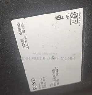 Sony 65" TV with broken display