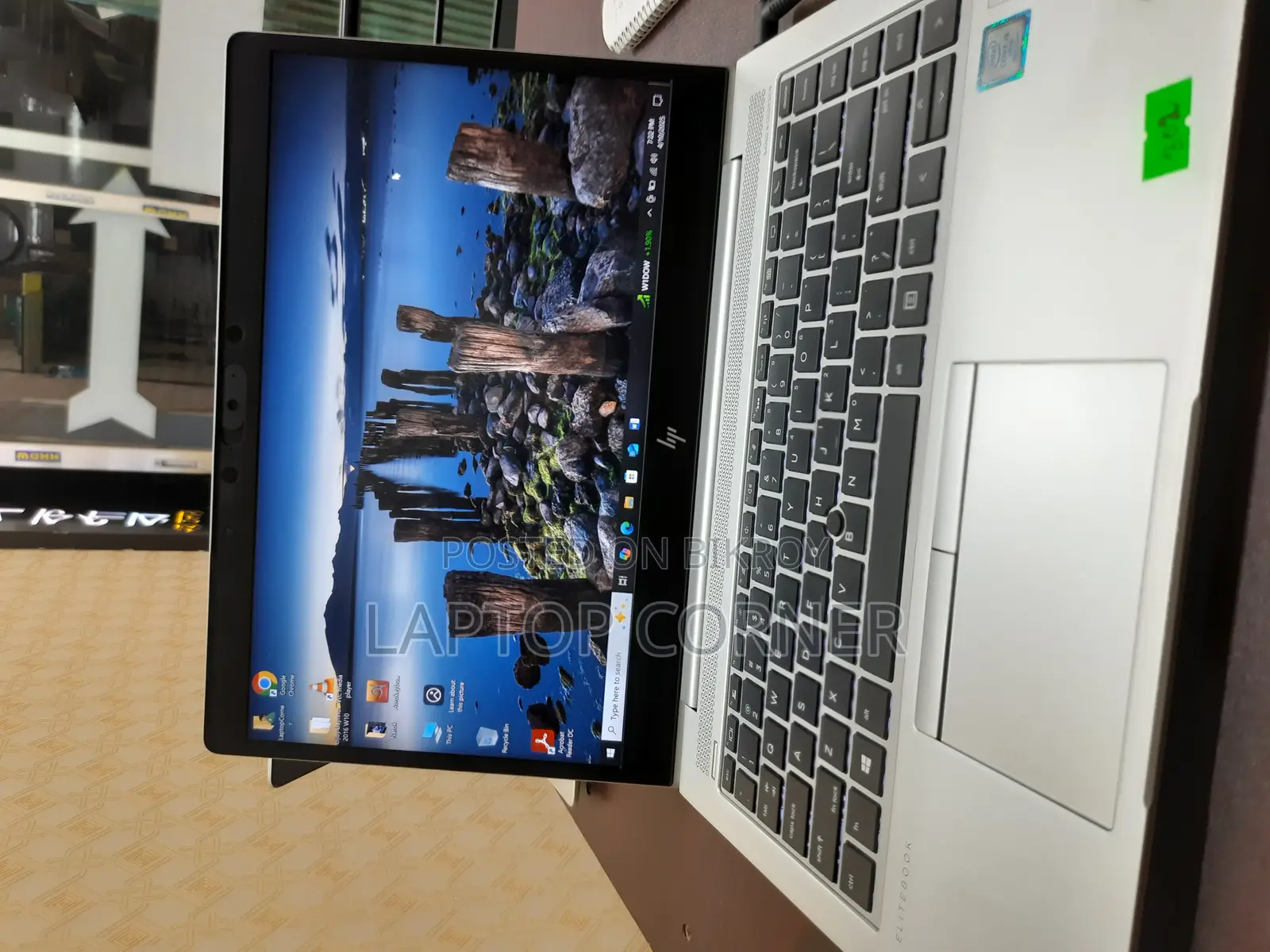 I5 8th gen.*256GB SSD/8(GB) RAM*FINGER PRINT LOCK*SILVER COL.* HP 840G6