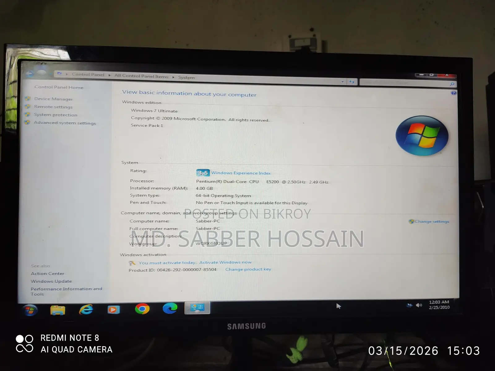 Selling PC Due to Special Needs