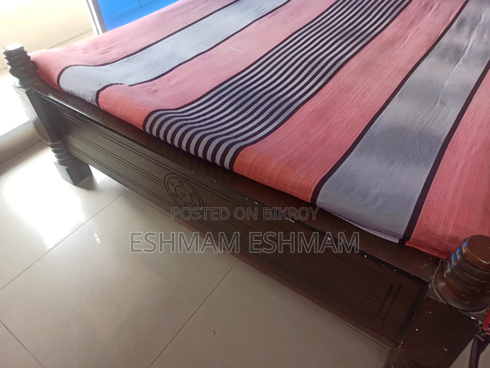 2 Used Wooden Beds (5"/7" size)