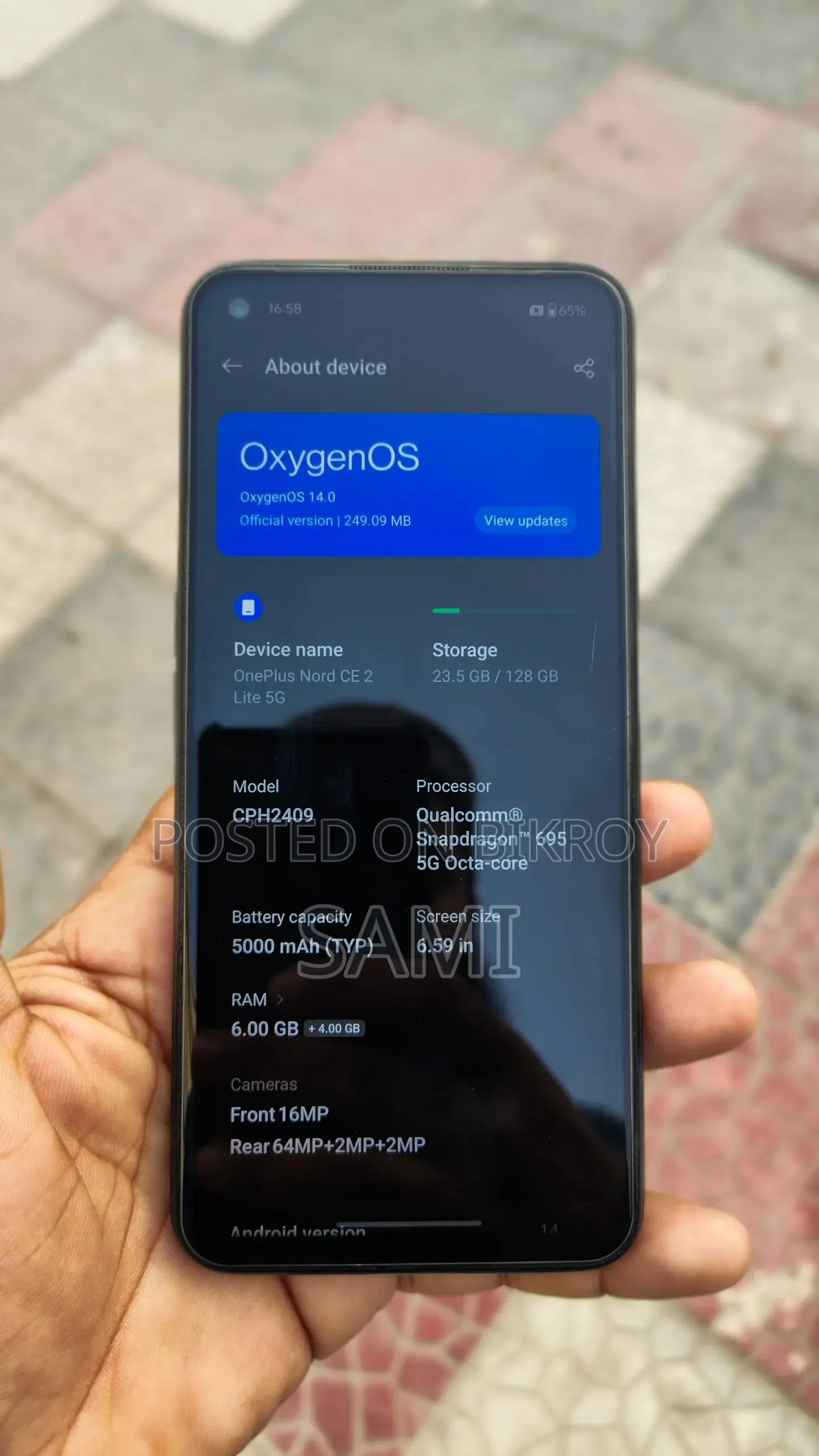 OnePlus Nord CE 5G . (Used)