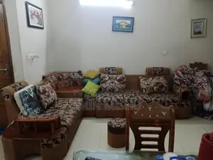 Burma Takh Wood Corner Sofa Set