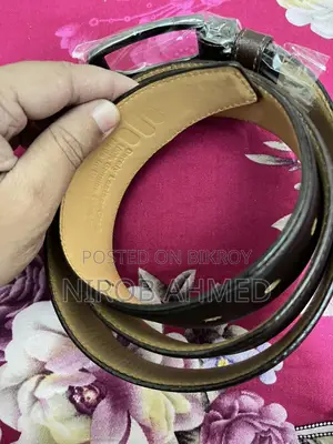 Leather Belt Chocolate