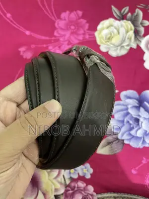 Leather Belt Chocolate