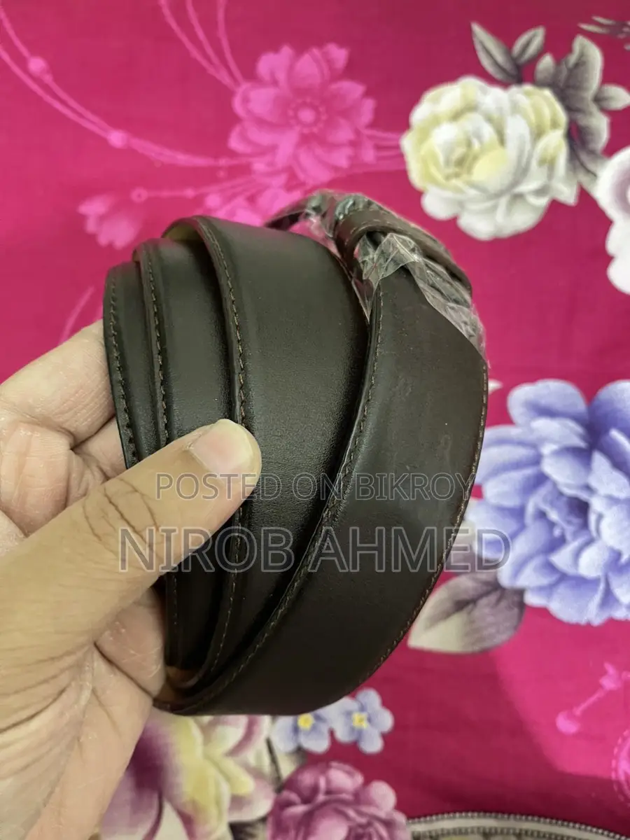 Leather Belt Chocolate