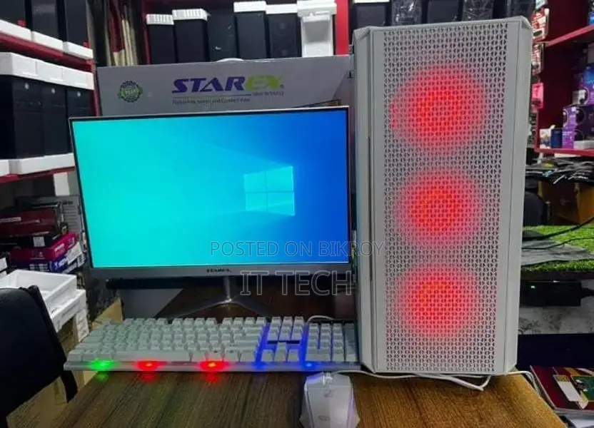 Intel Cor i3_8GB. AGP 2GB GRPX PC 128GB/500GB HD With HP 20" LED
