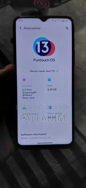 Vivo Mobile phone Sell (Used)