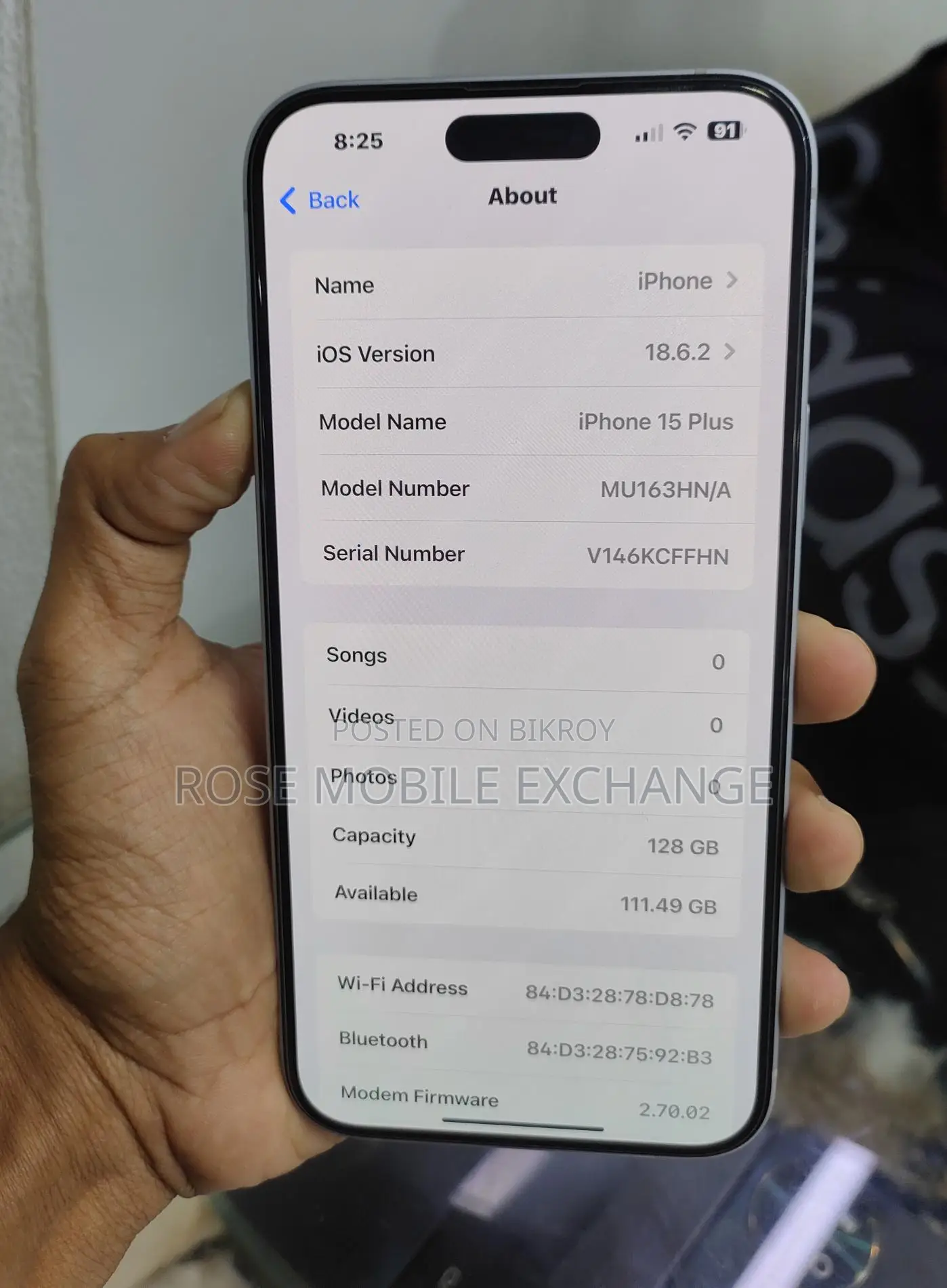 Apple iPhone 15 Plus 88% Genuine 🔥 Fixed (Used)