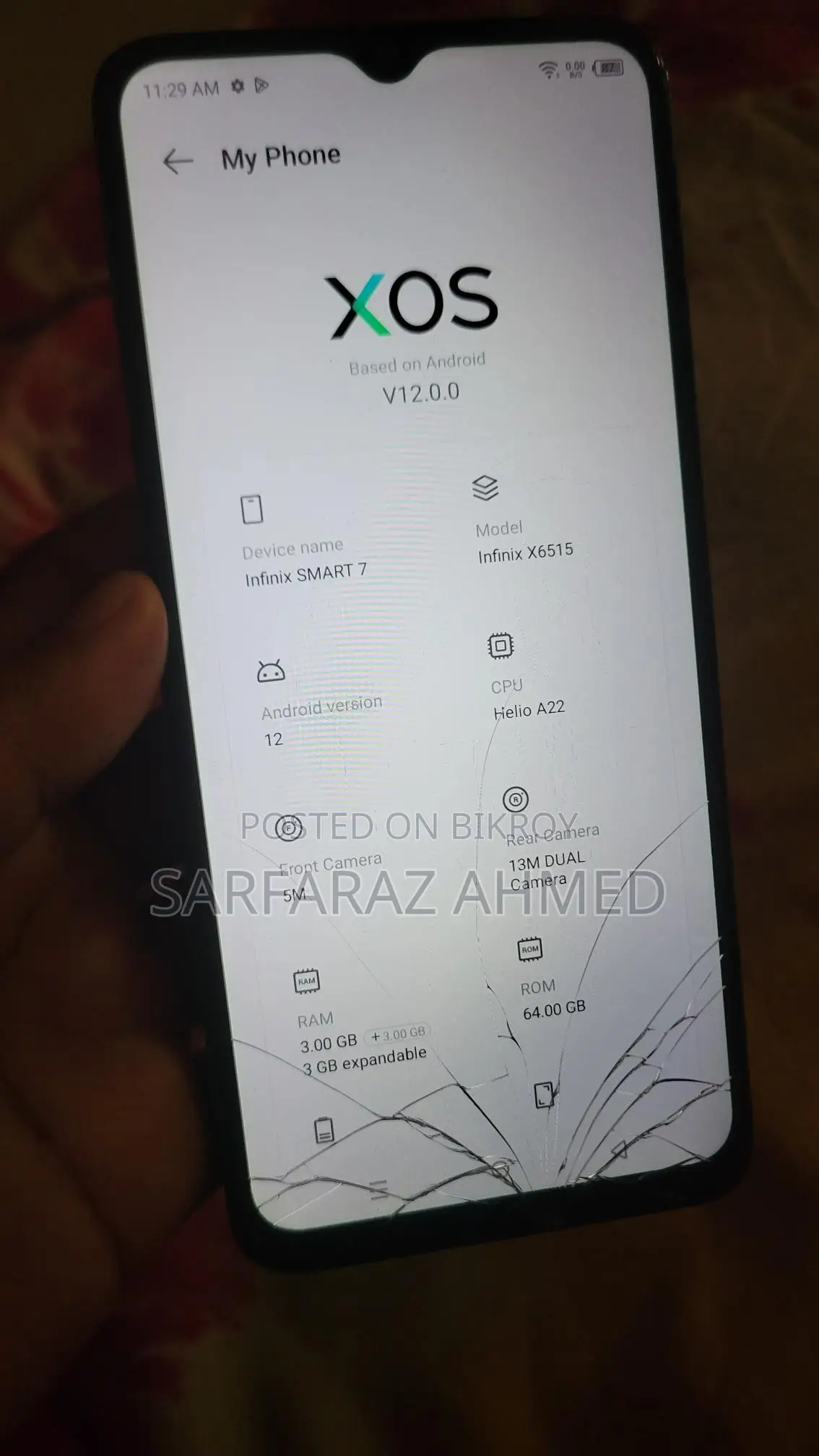 Infinix Smart 7 . (Used)