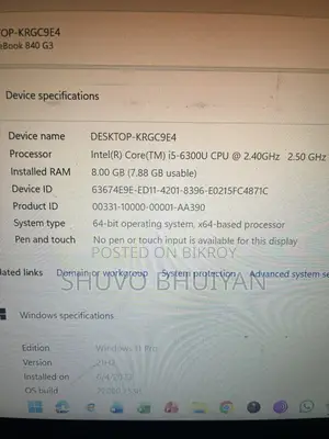 Elitebook G3 Laptop