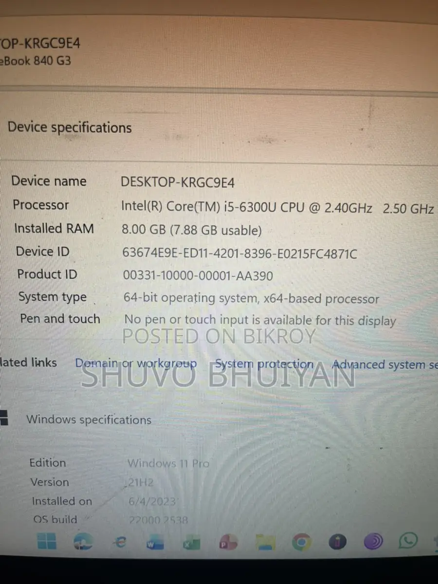 Elitebook G3 Laptop