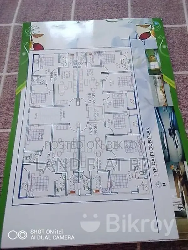 990 SFT Ready Flat at Nobinagar Housing