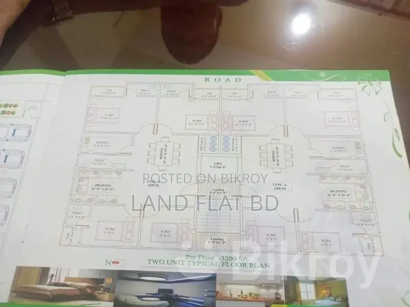 ALMOST READY FLAT FOR SALE 1600 SFT