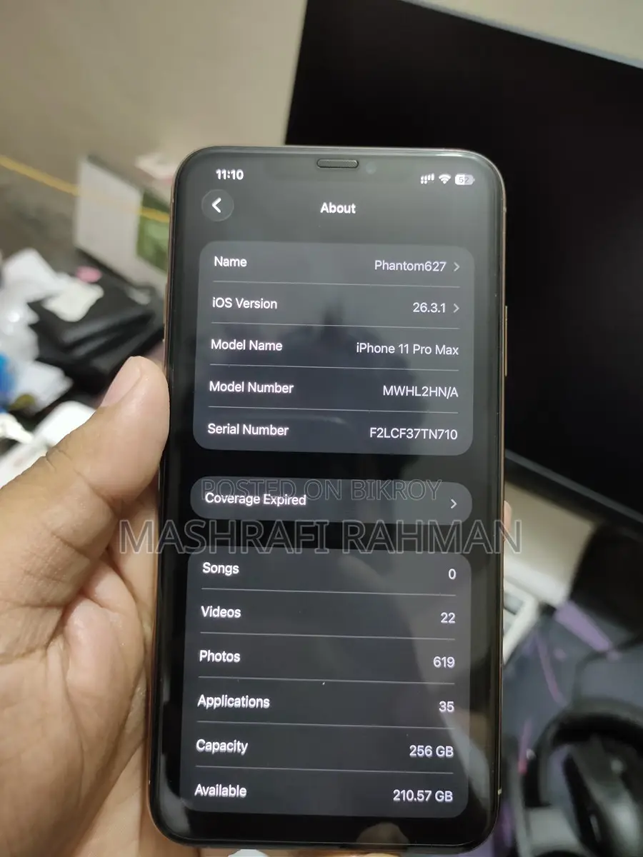 Apple iPhone 11 Pro Max 256 (Used)