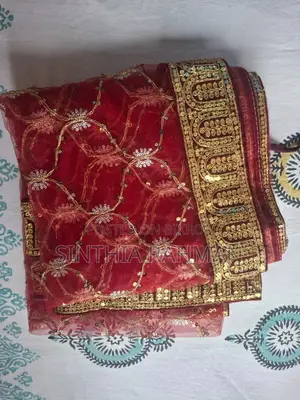 Maroon Banarasi Saree