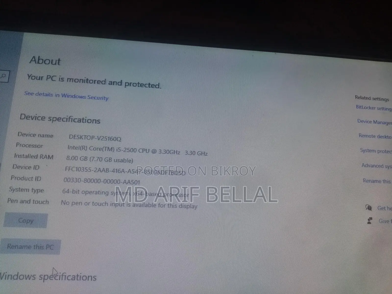 Desktop for sale