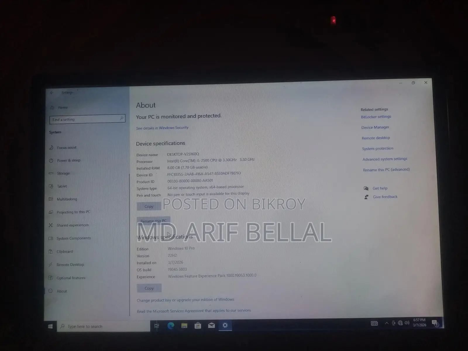 Desktop for sale