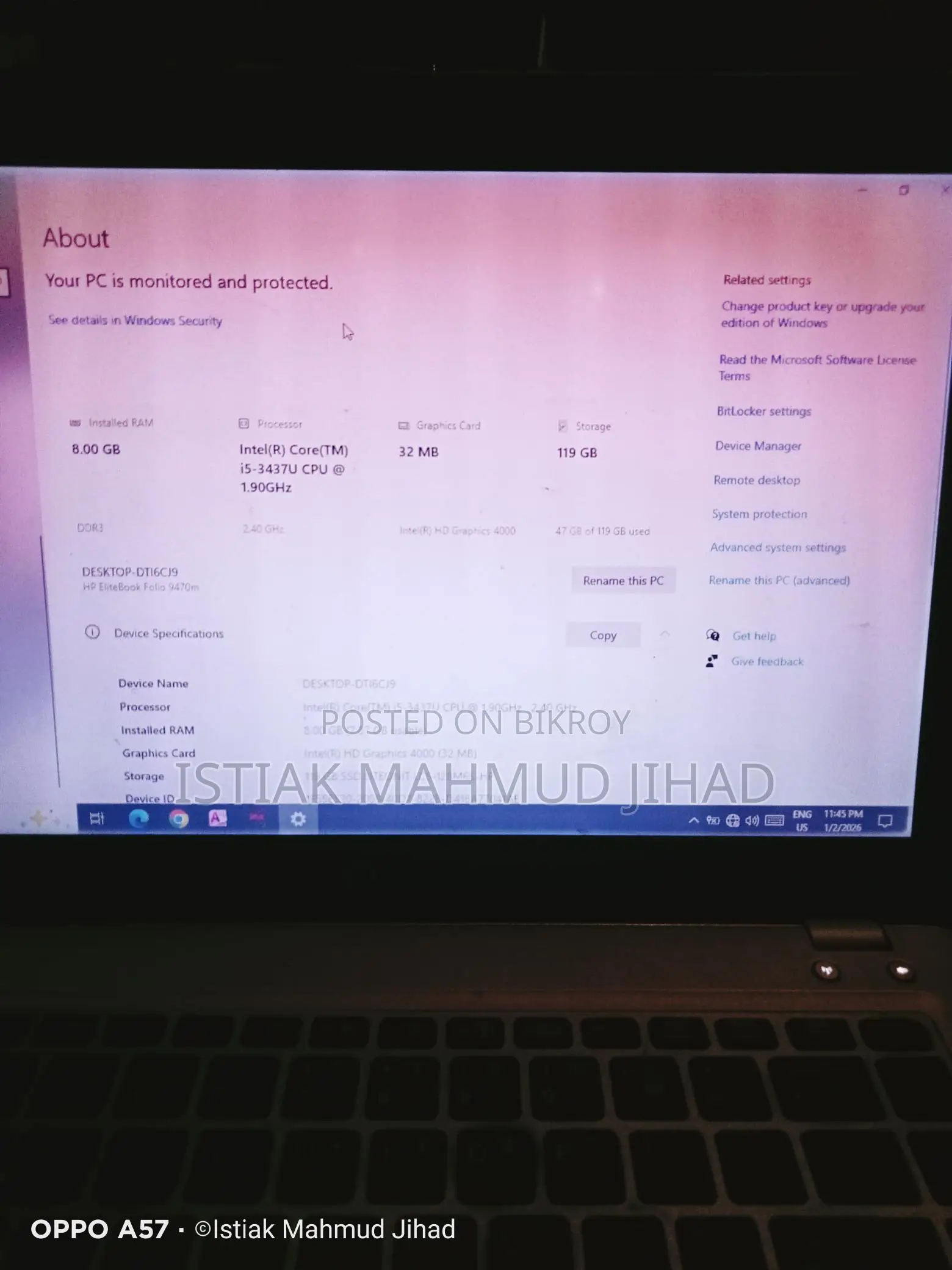 Laptop for Sale