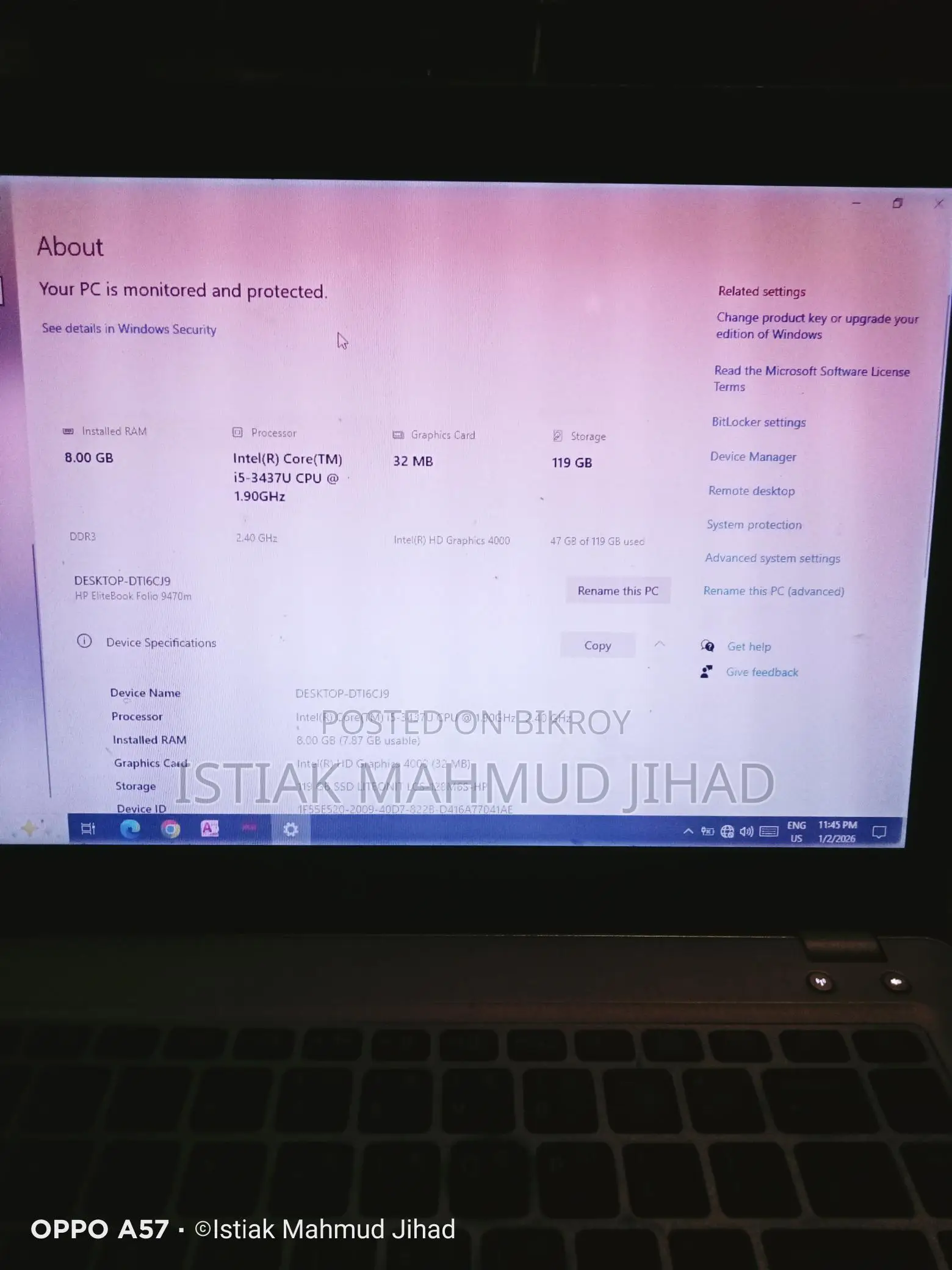 Laptop for Sale