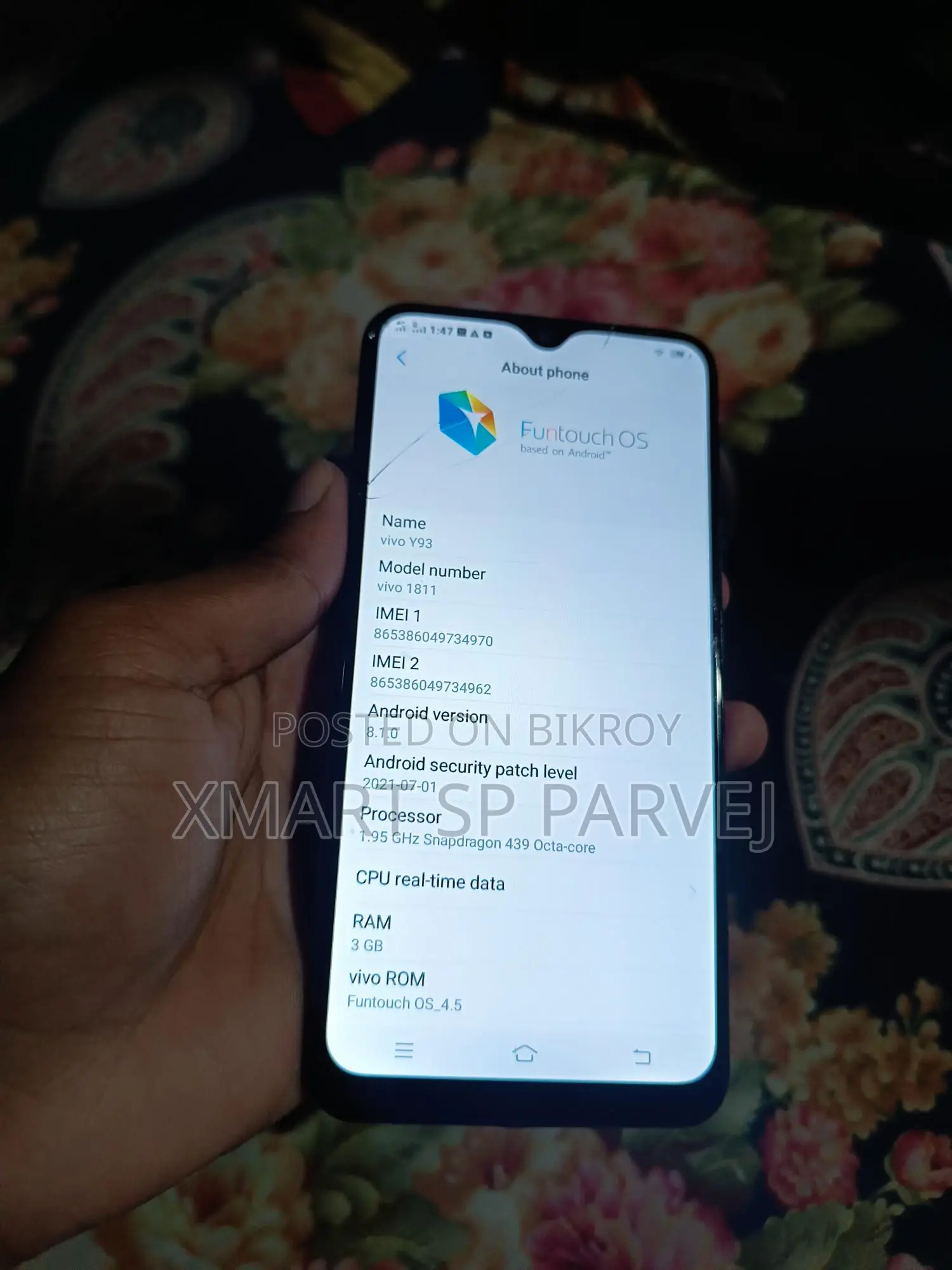 Vivo Y93 (ব্যবহৃত)